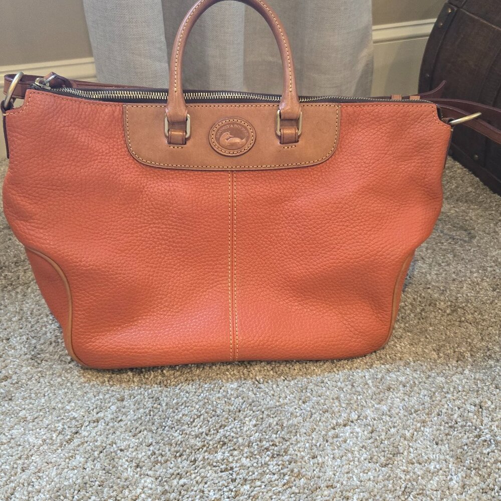 Dooney & Bourke Leather Bag Orange
